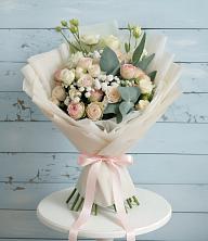 Букет цветов из:  Розы и Лизиантусы в Майма